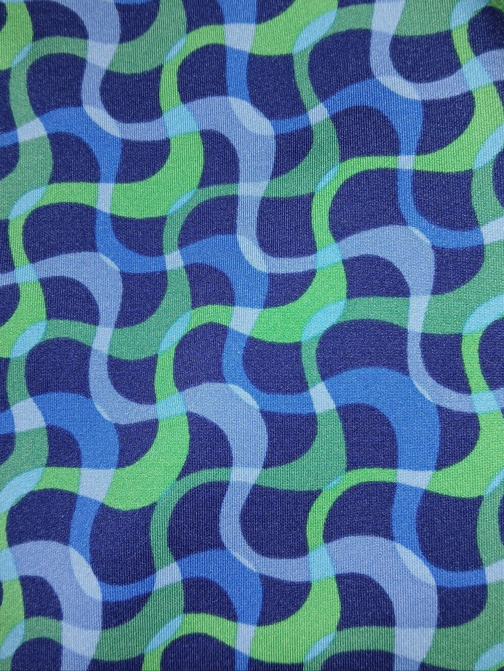 J.McLaughlin Rhonda Ocean Ribbon Leggings, Blue & Green - Picture 2 of 6